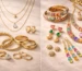 Comparison of gold plated and artificial jewellery styles in Pakistan showing differences in design, finish and overall appearance